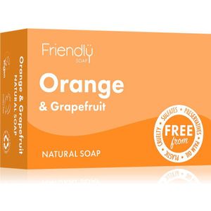 Friendly Soap - Natuurlijke Zeep - Oranje & Grapefruit - 95 g