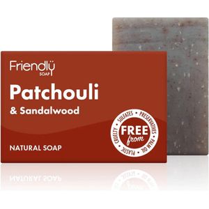 Friendly Soap - Patchouli & Sandalwood - Natuurlijke Zeep - 95 g
