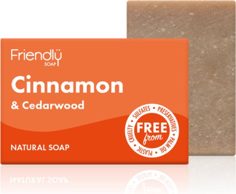 Friendly Soap - Natuurlijke Zeep - Kruidige Kaneel - 95 g