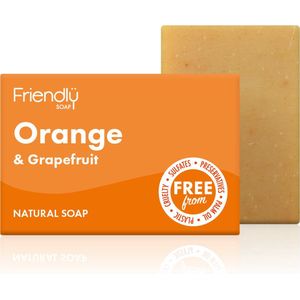 Friendly Soap® | 3 x Orange & Grapefruit Zeepje | natuurlijke zeep | sinaasappel