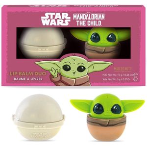 Star Wars Duo Lipgloss - Appel en Kersensmaak - The Mandalorian The Child -Lippenbalsem