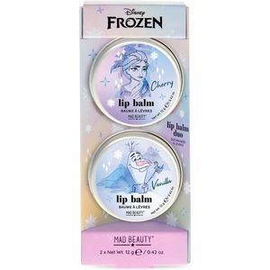 Mad Beauty - Frozen - Lippenbalsem Duo - Cherry en Vanilla - 2x12 g