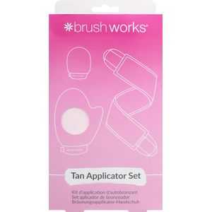 Brushworks Tan Applicator Set Applicatoren Set voor het Zonnen