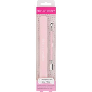 Brushworks Cuticle Pusher And Files