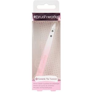 Brushworks HD Ceramic Tip Tweezers Pincet 1 st