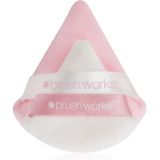 brushworks - Triangle Powder Puff Duo - Poederdons - 2 Stuks - Zacht Materiaal