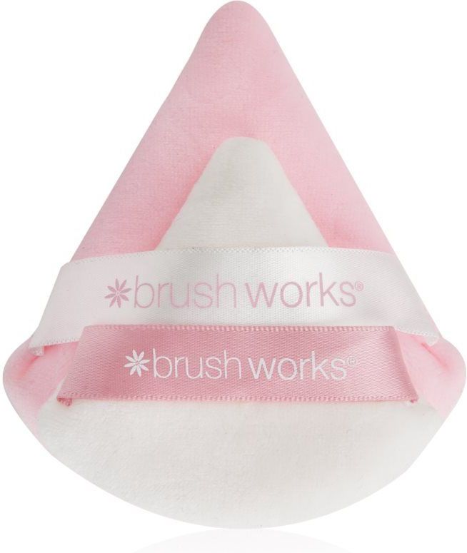 brushworks - Triangle Powder Puff Duo - Poederdons - 2 Stuks - Zacht Materiaal