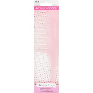 Brushworks - Shower Comb - Kam voor in de Douche - 1 st - Ergonomisch