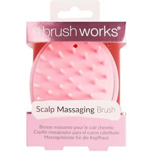 brushworks - Scalp Massaging Brush - Massagehulpmiddel - Zacht - Ergonomisch