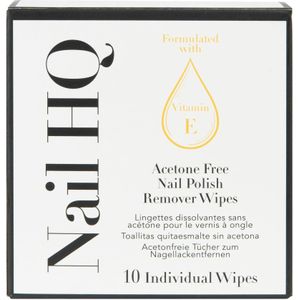 Nail HQ - Acetone Free Nail Polish Remover Wipes - 10 Stuks