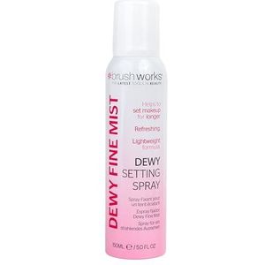 Brushworks - Dewy Fine Mist - Make-up Spray - 150 ml - Veganistisch
