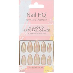 Kunstnagels - Almond Natural - 24 Stuks - Eenvoudig Aan Te Brengen