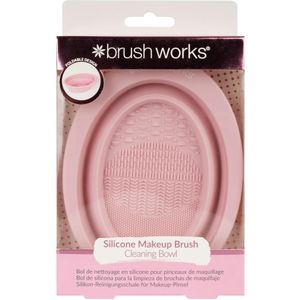 Brushworks Silicone Makeup Brush Cleaning Bowl Silicone Gerei voor Kwastreiniging 1 st