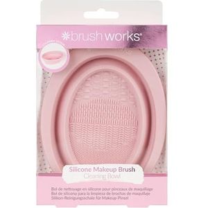 brushworks Silicone Makeup Brush Cleaning Bowl 1 st