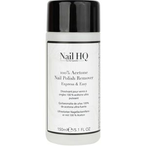 Nail HQ 100% acetone nagellak remover – 150 ml, transparant