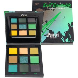 BPerfect - Compass of Creativity East Emeralds - Oogschaduw Palette - Groen