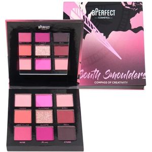 BPerfect Cosmetics - Compass of Creativity South Smoulders Palette - Oogschaduw - Negen Kleuren - Hoog Pigment
