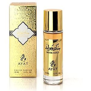 Ayat Perfumes – Eau de Parfum 30 ml EDP Orientale Arabisch – Origineel cadeau-idee voor dames en heren – Miniatuur gemaakt en ontworpen in Dubai (Musk Gold)