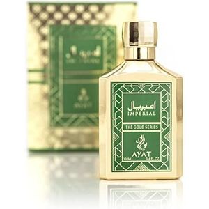 Ayat Perfumes - The Gold Series Eau de Parfum - Imperial 100 ml Arabische geur voor mannen en vrouwen, een sensuele oosterse geur, ontworpen en geproduceerd in Dubai - Imperial