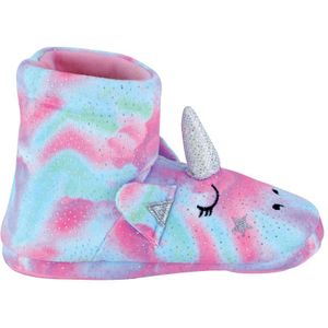 Kinderen 3d roze en blauwe eenhoorn pantoffellaarzen - Roze