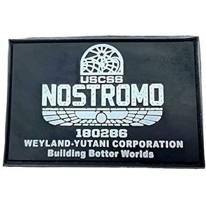 USCSS Nostromo Alien Weyland Yutani Grijs Airsoft Paintball PVC Morale Patch