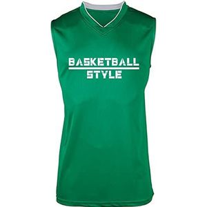 Basketbalshirt voor dames, groen, S, Groen, S