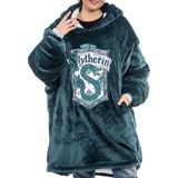 Merchoid Harry Potter - Slytherin Deken Hoodie - Groen - 100% Polyester