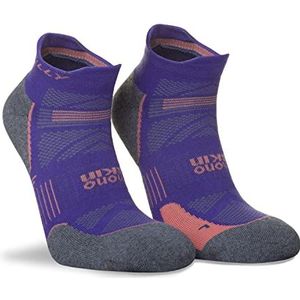 Hilly, Supreme - Socklet - Med Cushioning, Plum/Grey Marl, Maat M