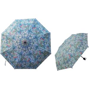 Paraplu knop - Opvouwbaar - Gouden Lelie - William Morris