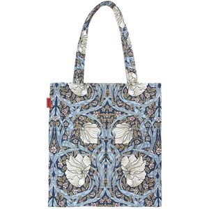 Boodschappentas - Flat bag - Pimpernel blauw - William Morris