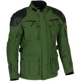 Merlin - Sayan D3O - Motorjas - Olijfgroen - Textiel