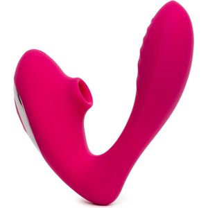 Lovehoney Indulge Clitoris Zuigspeeltje – Vibrerend Seksspeeltje voor Clit en G-spot Dubbele Stimulatie - Waterdichte Zuiger Vibrator