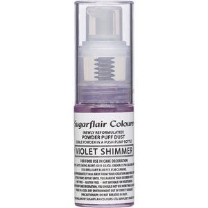 Sugarflair Pump Spray Voedingskleurstof - Glitter Nevel - Violet - 10g