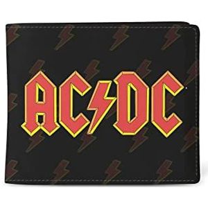 AC/DC Lightning Portemonnee zwart polyurethaan Band merch, Bands, Festival