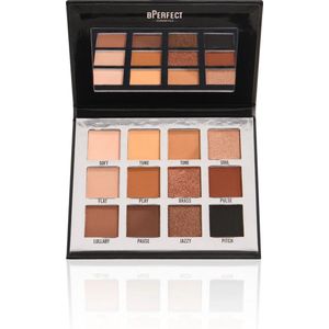 BPerfect - Muted - Oogschaduw Palette - 115 g - Natuurlijke Kleuren