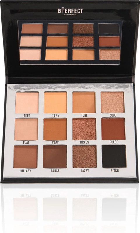 BPerfect - Muted - Oogschaduw Palette - 115 g - Natuurlijke Kleuren