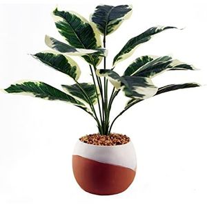 Leaf Ontwerp UK Realistische Grote Kunstbladerplant met Pot