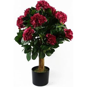 Leaf Design UK Realistische Kunstbloesem Boom, 75cm Roze Hortensia