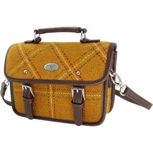 Harris Tweed Mini Tas (Bervie) Mosterd Geel (Mustard)