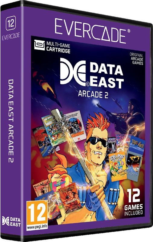 Evercade - Data East Arcade - cartridge 2 (12 games)
