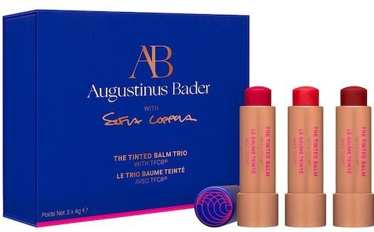 Augustinus Bader - Tinted Lippenbalsem Set - Roze - Koraalrood - Pruimtint