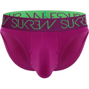 SUKREW Classic Brief Deep Purple - MAAT S - Heren Ondergoed - Slip voor Man - Mannen Brief