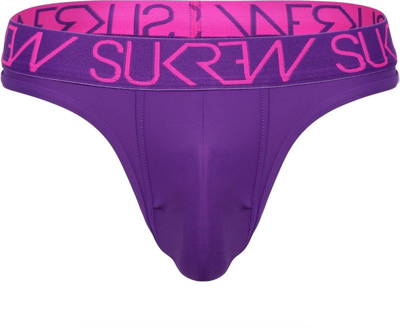 SUKREW - Classic Thong - Tyrian Purple - Katoen