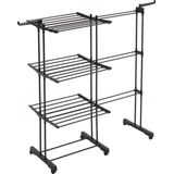 Droogrek - Staal - Zwart - Vouwbaar