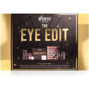 BPERFECT Make-up Ogen Cadeauset Amplified Shadow Palette + Instant Eyes Duo Eye Crayon Cool Classics + Better Half Luxe Silk Half Lash Dreamer + Pencil Me In Eyeliner Pencil Eclipse + Brow Hold Wax + Perfect Prime Pro Eyeshadow Base Omnis + Double Impact Double Ended Mascara