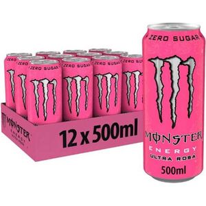 Monster Energy - Ultra - 12x 500ml - Rosa