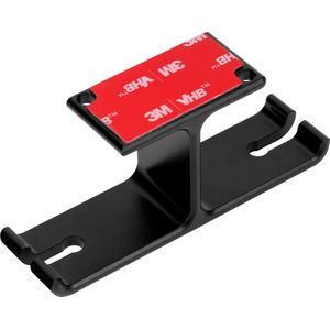 Belle Vous - Onder-Desk Koptelefoon Houder - Zwart - Metaal - Adhesief of Schroefmontage