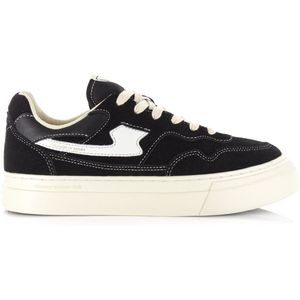 Stepney Workers Club - Pearl S-Strike - Sneakers - Zwart - Leer en Suède