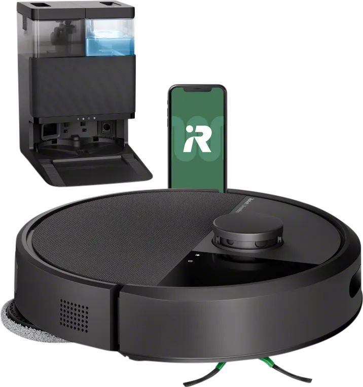 iRobot Roomba 405 Combo+ Roboterstaubsauger mit Bodenreinigung - Schwarz