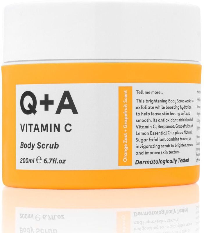 Q+A - Vitamin C Body Scrub - 200 ml - Bodyscrub